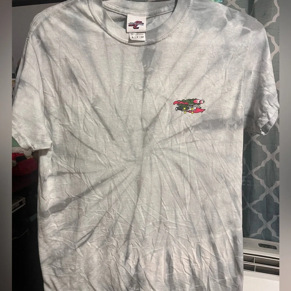 Santa Cruz White Crewneck Tee - Picture 1 of 3